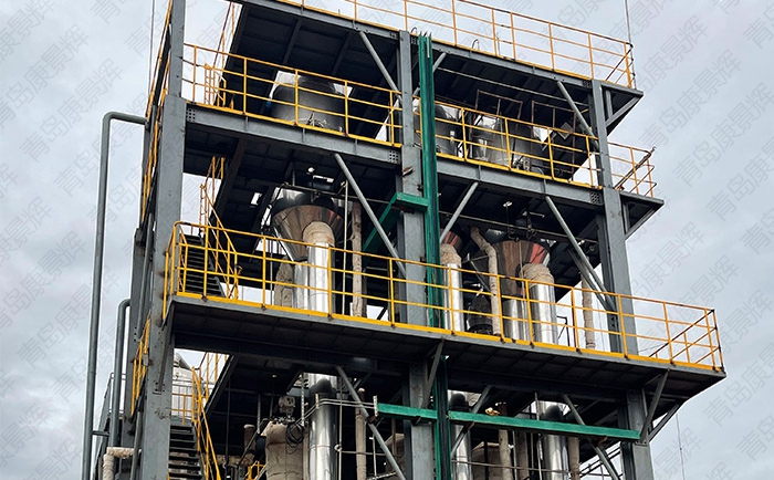 投入使用的蒸發器