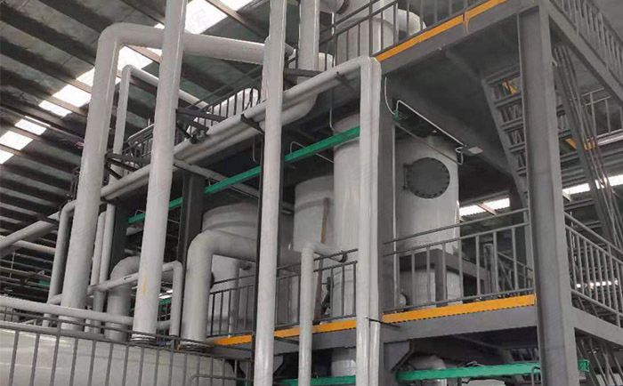 含磷酸鐵鋰廢水用蒸發結晶器處理過程